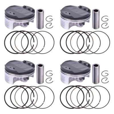 Motorcycle Piston Rings Kit Compatible with CBR1000RR 2008 2009 2010 2011 2012 2013 2014 2015 2016 (0.75 Piston Ring kit)