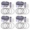 Motorcycle Piston Rings Kit Compatible with CBR1000RR 2008 2009 2010 2011 2012 2013 2014 2015 2016 (0.75 Piston Ring kit) view 1