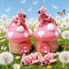 3D Printing Cute Nerd Mushroom House + Mushroom Dragon Model Plastic Ornaments Table Top Decoration Sculpture Ornaments Festival Gifts view 1