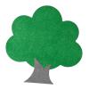 Felt Tree Mat Toys for Toddlers 23.6x23.6in, Lightweight Pretend Play Fruits Vegetables Learning for Preschool Kids view 2