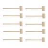 Mini Wooden Hammer 10 Pack, 5X Mallet Pounding Toy for Kids, Cute Beating Gavel Toys for Boy and Girl view 1