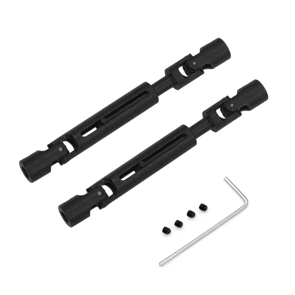 HERAUMB RC Car Parts Metal Upgrade Replacement Transmission Shaft Fit for MN 99s MN168 MN82 LC79 MN78 Remote Control Accessories(Black)