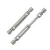 HERAUMB RC Car Parts Metal Upgrade Replacement Transmission Shaft Fit for MN 99s MN168 MN82 LC79 MN78 Remote Control Accessories(Black) view 2