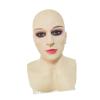 Bald Beauty Cosplay Latex Horror Mask for Halloween Party Night Club Dressing Up, Realistic Full Head Mask 28cm (11.02 inch) view 1