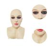 Bald Beauty Cosplay Latex Horror Mask for Halloween Party Night Club Dressing Up, Realistic Full Head Mask 28cm (11.02 inch) view 2