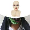 Bald Beauty Cosplay Latex Horror Mask for Halloween Party Night Club Dressing Up, Realistic Full Head Mask 28cm (11.02 inch) view 4