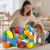 POENVFPO 3D Track Set, USB Rechargeable, Gravity Defying Stunts with Modular Design for Kids STEM Learning and Interactive Play view 2