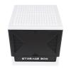 Pomya Building Blocks Storage Box, Stackable Foldable 37L Organizer Container with Baseplate for Home Toys Building Bricks Storage (Black) view 1