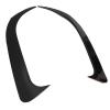 Alomejor Rear Bumper Vent Cover, ABS Gloss Black, Easy Peel Stick Spoiler for CLA200 CLA250 CLA45 AMG 2013-2019 view 2