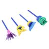 28PCS Painting Sponge Brush Set, Kids Sponge Paint Roller and Brush Kit, Early Learning Art Tools with Apron for Children Ages 2-6, Reusable DIY Painting Toy view 4