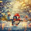 1000 Pieces Wooden Puzzle Strange Penguin Christmas Art Challenge Home Decor Birthday Party Puzzle for Men Women Elders Seniors 29.5x19.7 Inch view 1