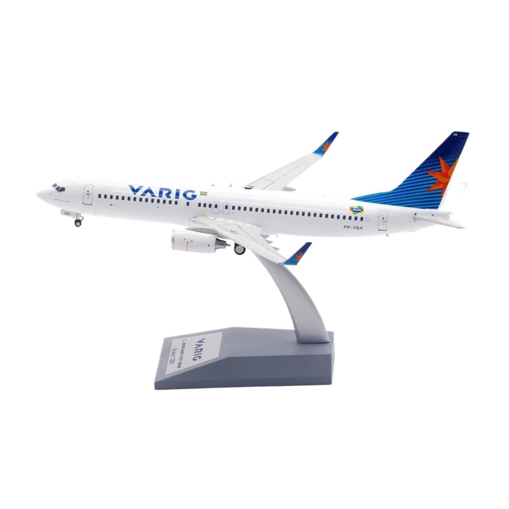 Miniature Scale 1 200 for B737-800 PR-VBA Alloy Collectible Diecast Aircraft Model Souvenirs Flying Toy Game Kits