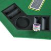 48" Folding Poker Tabletop for 8-Player Texas Holdem Octagon Game Mat view 3