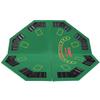 48" Folding Poker Tabletop for 8-Player Texas Holdem Octagon Game Mat view 4
