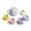 Mitico Silicone Tea Set for Toddlers 12M+, Montessori Pretend Play Tea Party Set view 1