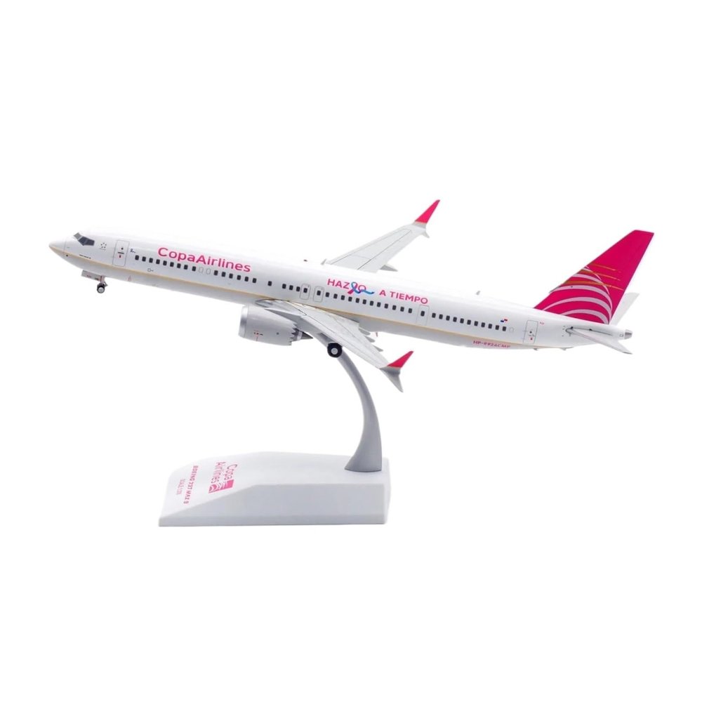 Miniature Scale 1 200 for B737MAX 9 HP-9926CMP Alloy Collectible Diecast Aircraft Model Souvenirs Flying Toy Game Kits
