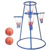Basketball Hoop for Kids 4-Hoop - Multi-Level Toddler Basketball Hoop Indoor Basket Ball Hoops for Kids 3-5 Stable & Sturdy Stand with Non-Slip Floor Easy Assemble Circular view 1