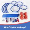 Basketball Hoop for Kids 4-Hoop - Multi-Level Toddler Basketball Hoop Indoor Basket Ball Hoops for Kids 3-5 Stable & Sturdy Stand with Non-Slip Floor Easy Assemble Circular view 4