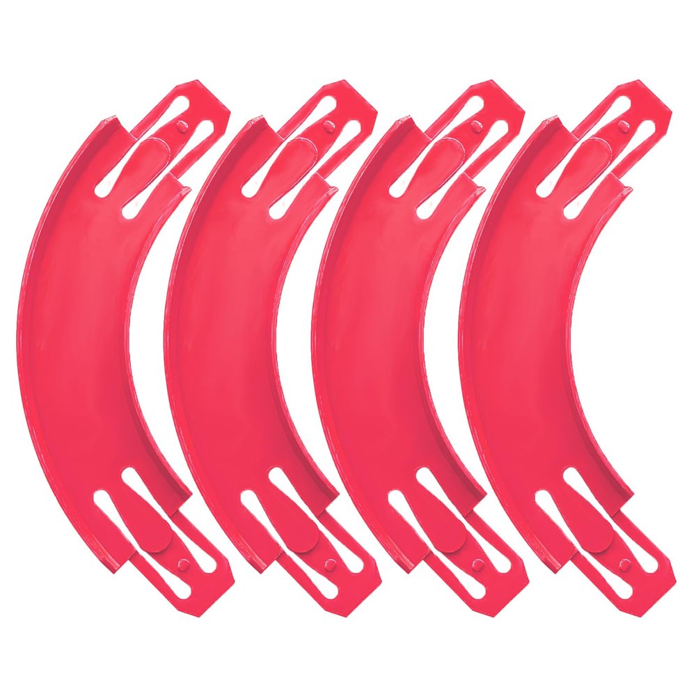Racetrack Connectors Compatible with Hot Wheels, 90 Degree Banked Turn