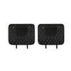 2 Pack Leather Kick Mats Back Seat Protectors for Citron C4 SpaceTourer 2006-2022, Waterproof Seat Back Cover Easy Clean Auto Interior Protection Accessories,Black-Beige view 1