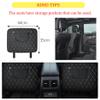 2 Pack Leather Kick Mats Back Seat Protectors for Citron C4 SpaceTourer 2006-2022, Waterproof Seat Back Cover Easy Clean Auto Interior Protection Accessories,Black-Beige view 3