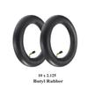 10 Inch 10x2.125 Butyl Rubber Inner Tube Compatible With Scooter Car 3 Wheel Stroller view 2