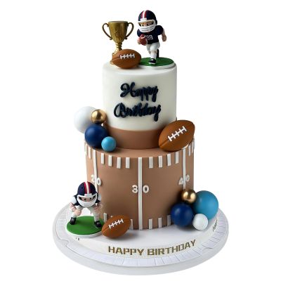 14PCS Football Cake Topper, Football Cake Decorations for Birthday Party