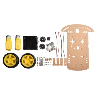 2WD for Smart Robot Car Chassis Kit with -Speed Encoder -Box,1:48 Gear Motors for Arduino DIY for educational Learning,Obstacle Avoidance & Tracking Projects
