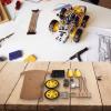 2WD for Smart Robot Car Chassis Kit with -Speed Encoder -Box,1:48 Gear Motors for Arduino DIY for educational Learning,Obstacle Avoidance & Tracking Projects view 2