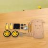 2WD for Smart Robot Car Chassis Kit with -Speed Encoder -Box,1:48 Gear Motors for Arduino DIY for educational Learning,Obstacle Avoidance & Tracking Projects view 3