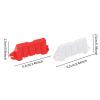 Yunmeryker 20 Pieces RC Track Barrier Set RC Car Race Track Fence Modular Parking Circuit Scene Accessories PP Material Suitable for Children Playtim, 60 Piece view 3