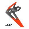 MICROHELI Carbon Fiber Vertical Fin Set (RD) - OMP Hobby M2 V3 PRO view 1