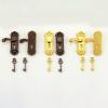 12-Piece Door Lock Handle and Key, Doll House Accessories, Dollhouse Accessories, Miniature Stuff for Entryway, Bedroom, and Cabinet Door Scene view 1