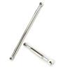 RC Cars Models Compatible with MN MN86K MN86KS 1/12 RC Car Crawler Upgrade Spare Part Adjustable Steering Linkage Servo Link Pull Rod Servo Arm(Silver) view 1