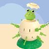 BTSEURY Pirate Ejection Game, Animal Bucket Stab Toy for Kids with Design, Stress Relief Fun, Family Board Game, Portable Plastic Toy (Green) view 2