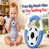 Baby Teething Toys Silicone Baby Soccer-Themed Teether Over 3 Months view 2