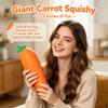 11.5 in Giant Carrot Squishy, Carrot Squishy Jumbo Stress Ball Slow Rise Carrots Shape Stress Ball Soft Sensory Squeeze Toy for Adults Party Favor Home Offices view 2