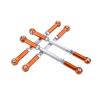Adjustable Pull Rod for Zd for Racing for Hobao for HSP for HPI for Redcat for ARRMA 1/8 M5x112mm All-Metal Adjustable Tie Rod Rc Car Parts(Orange) view 2