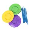 12-Piece Plastic Juggling Sticks Set for Kids & Adults, with 24 Sticks (32cm/12.6in), Multicolor Performance Props for Balance Training view 2