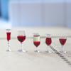 10 Pcs Red Wine Glasses, Dollhouse Accessories, 1/12 Scale Accessories, Dollhouse Miniatures for Dining Room, Table Setting and Cabinet Display view 3