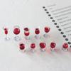 10 Pcs Red Wine Glasses, Dollhouse Accessories, 1/12 Scale Accessories, Dollhouse Miniatures for Dining Room, Table Setting and Cabinet Display view 4