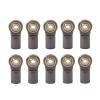 Adjustable Pull Rod for Tamiya for AXIAL for SCX10 D90 D110 CC01 1/10 10Pcs Metal M4 20MM Aluminum Link Tie Rod End Ball Joint RC Car Crawler Parts(Gray) view 1