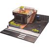 1/64 Diorama Parking Lot with Street Layout, Desktop Display view 1