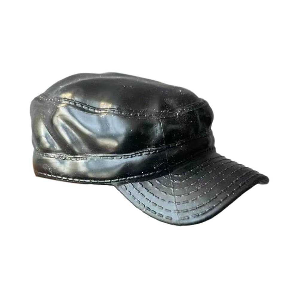 1/6 Scale Action Figure Baseball Cap, Soft Rubber Hat for 12 inch Dolls, (5.5x3cm/2.2x1.2in), Black Mini Hat Collectible Fashion Accessory Dress Up