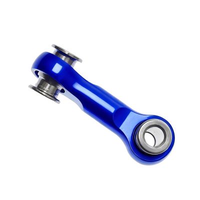 Adjustable Pull Rod for Traxxas for Mini for Maxx for XRT for Slash for Rally 7075 Aluminum Steering Drag Link Remote Controls Car Upgrade Part(Blue)