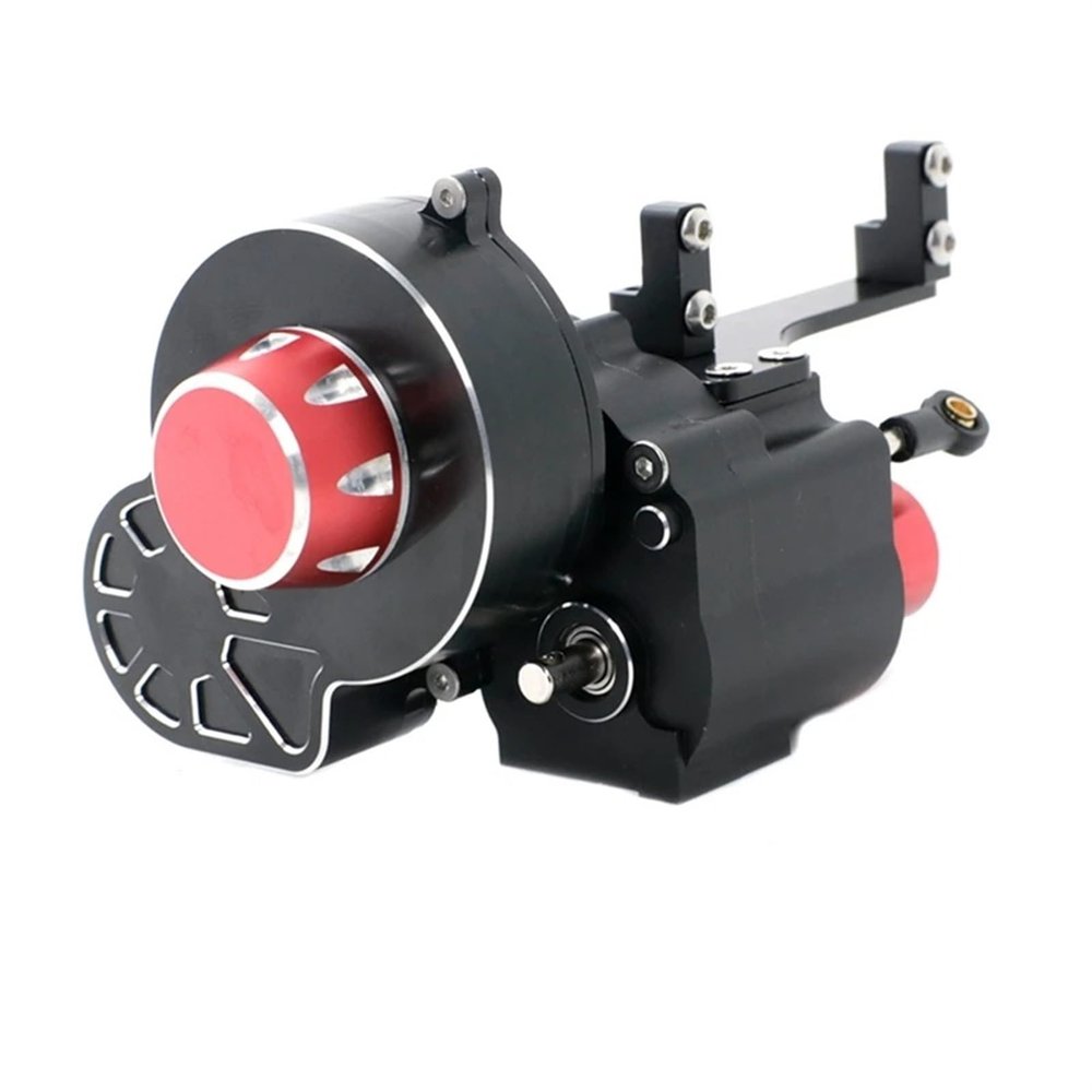 Rc Car Gearbox Compatible with Axial SCX10 II III Metal 2 Speed Shiftable Transmission Gearbox 1/10 RC Crawler Car Upgrades Spare Parts