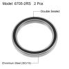 2/5pcs Bearing 608 6700 6701 6702 6703 6704 6705 6706 6707 6708 6709 6710-2RS ZZ(Zz,2Pcs,6706 30x37x4mm) view 4