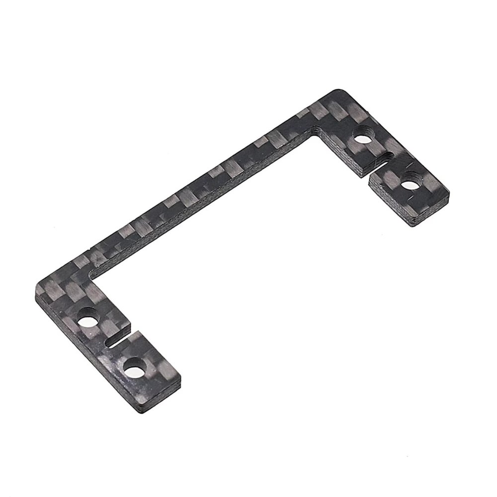 RC car Components Compatible with Tamiya GF-02 for GF02 1/10 RC Car Upgrade Parts Modification Accessories Carbon Fiber Pattern Servo Mount Plate