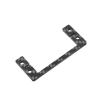 RC car Components Compatible with Tamiya GF-02 for GF02 1/10 RC Car Upgrade Parts Modification Accessories Carbon Fiber Pattern Servo Mount Plate view 2
