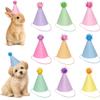 Kriyokiaa Mini Party Hat Set 9 Pack for Stuffed Animals, Pastel view 2